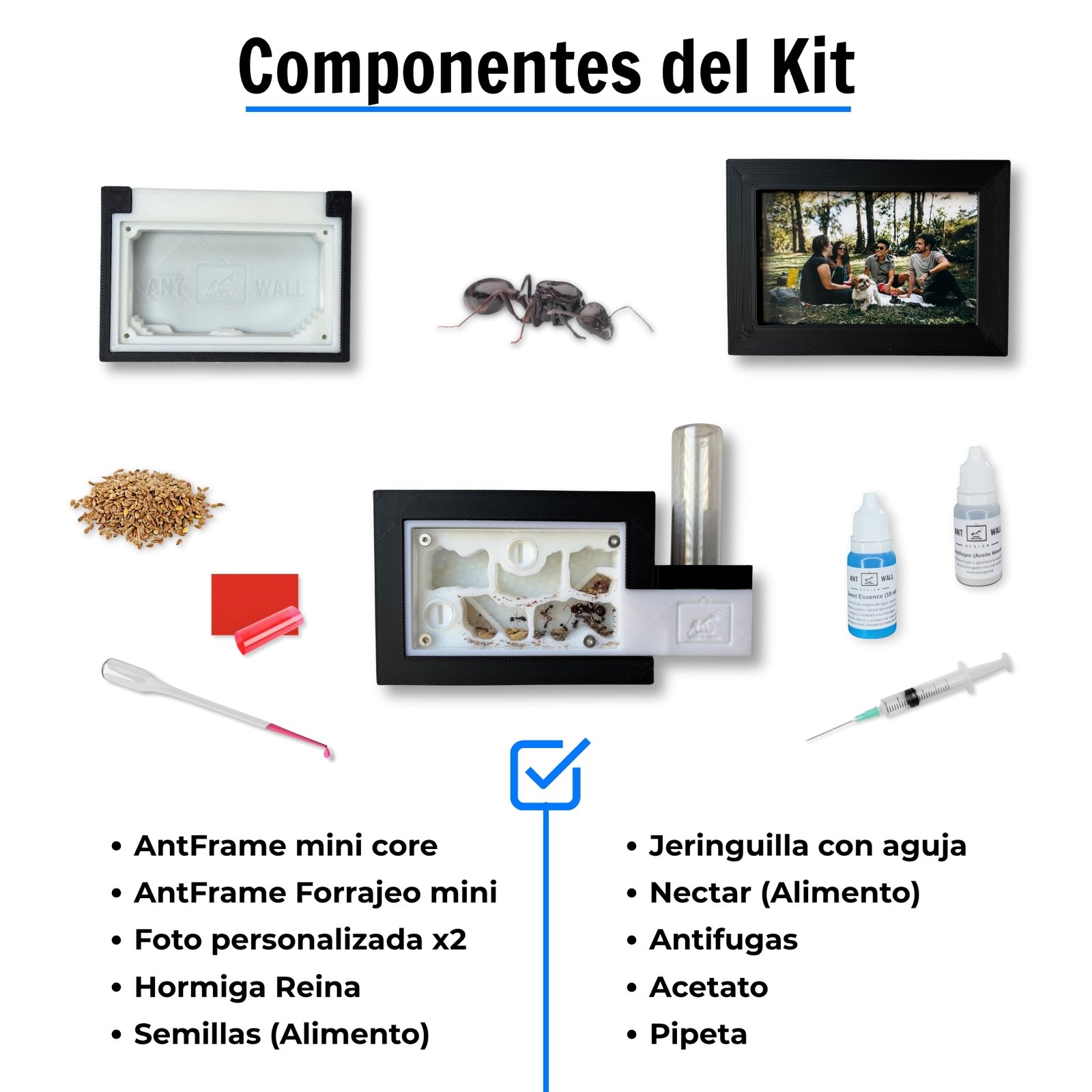 Imagen Componentes Kit Negro